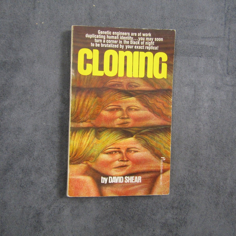 Pinnacle Books Cloning Novel Adult OS Multi Vintage 1974 Sci-Fi David Shear